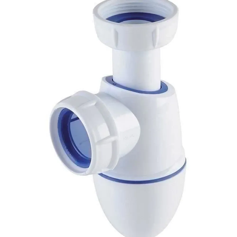 Girpi Evacuation D'Évier-Siphon d'évier double - sortie 40 - joints imperdables et réglables