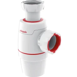 Wirquin Evacuation De Lavabo-Vasque|Siphon Pour Lavabo-Siphon lavabo Néo ø 32 mm blanc et rouge