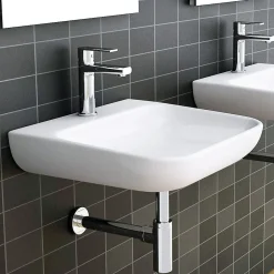 Pipe Wc-Siphon rond MIN avec finition chromée brillante en laiton Kibath