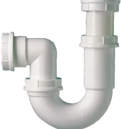 Nicoll Evacuation D'Évier-Siphon tube articulé pour évier - Diamètre 40 mm - Réglable et Orientable