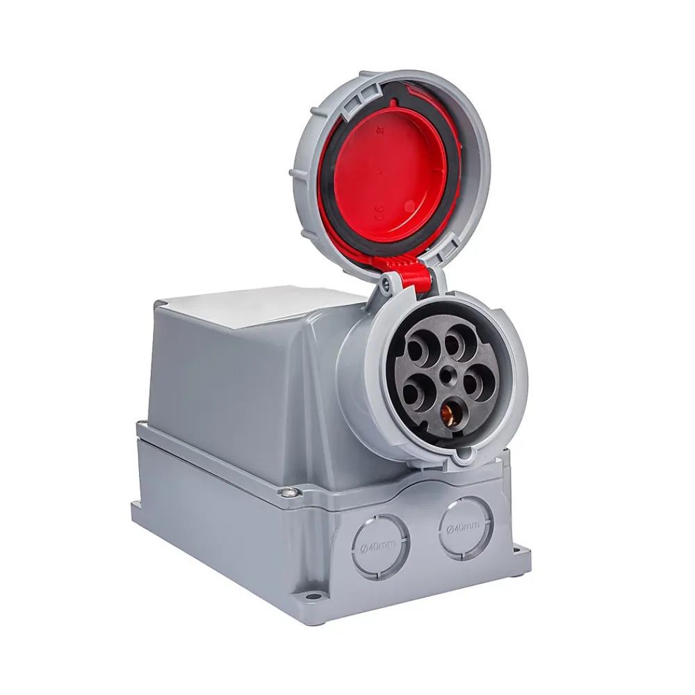 Ide Socle De Prise Tétrapolaire 125a 3p+n+t - étanche Ip67 -