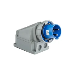 Ide Socle Male 63a Monophasé 220v - 2p+t - étanche Ip67 -