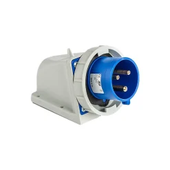 Ide Socle Male P17 En Saillie 32a 2p+t - étanche Ip67- Livré Avec Bouchon D'étanchéité -