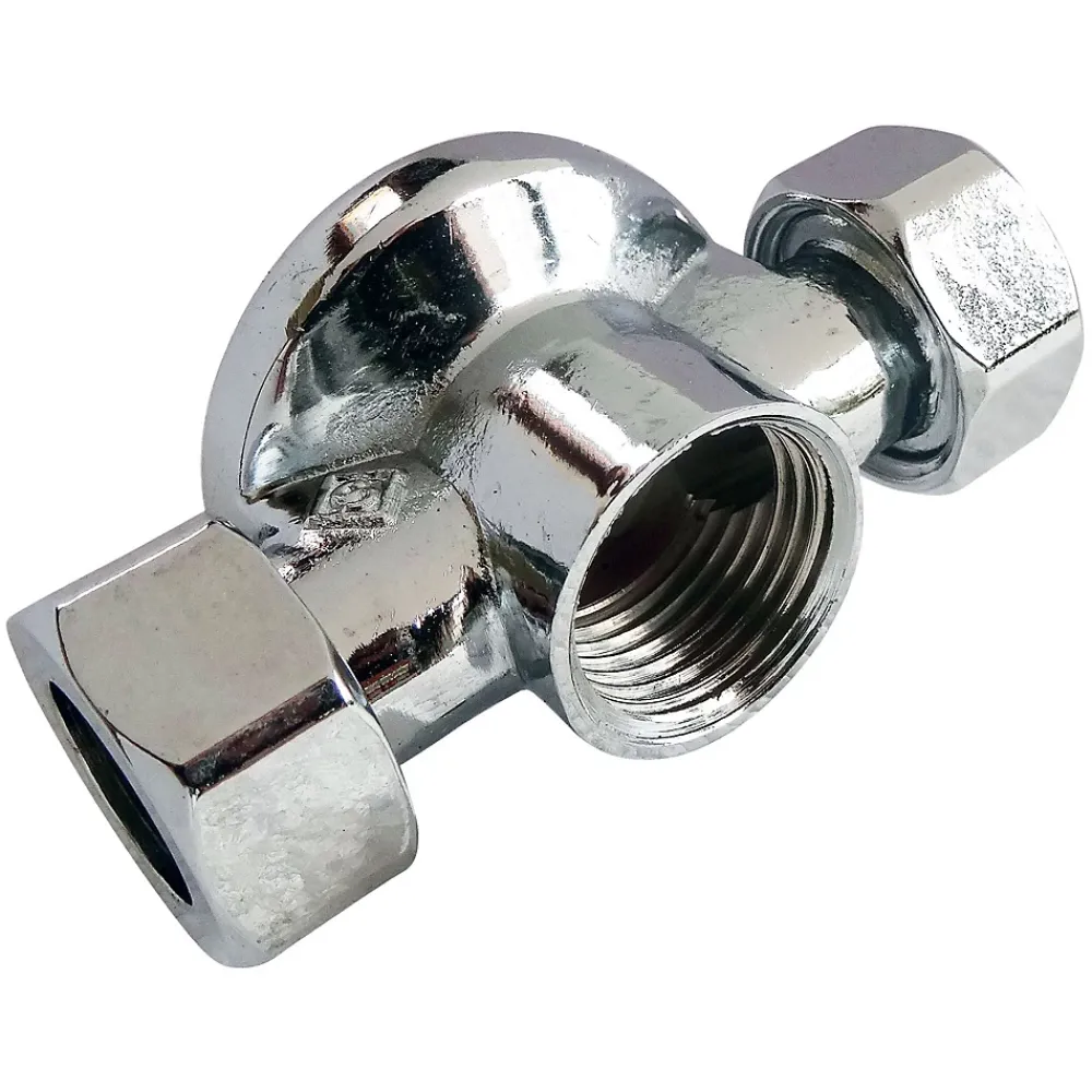 Somatherm for you - Applique murale double nue avec écrou pour collet battu diam 14 - F1/2