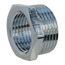 Somatherm for you - Bague réduction laiton nickelé 6 pans Mâle 20/27 - Femelle 15/21
