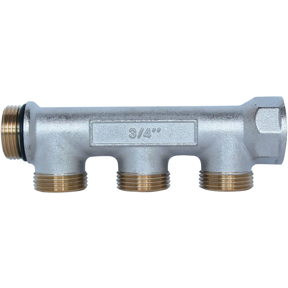 Somatherm for you - Collecteur de distribution 3 sorties à portée conique easy lock 3/4ek