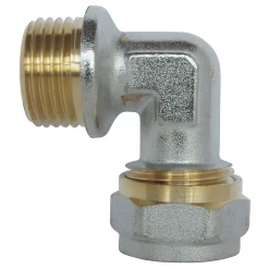 Somatherm for you - Coude à visser pour tube Multicouche diam 16 - Mâle 15/21