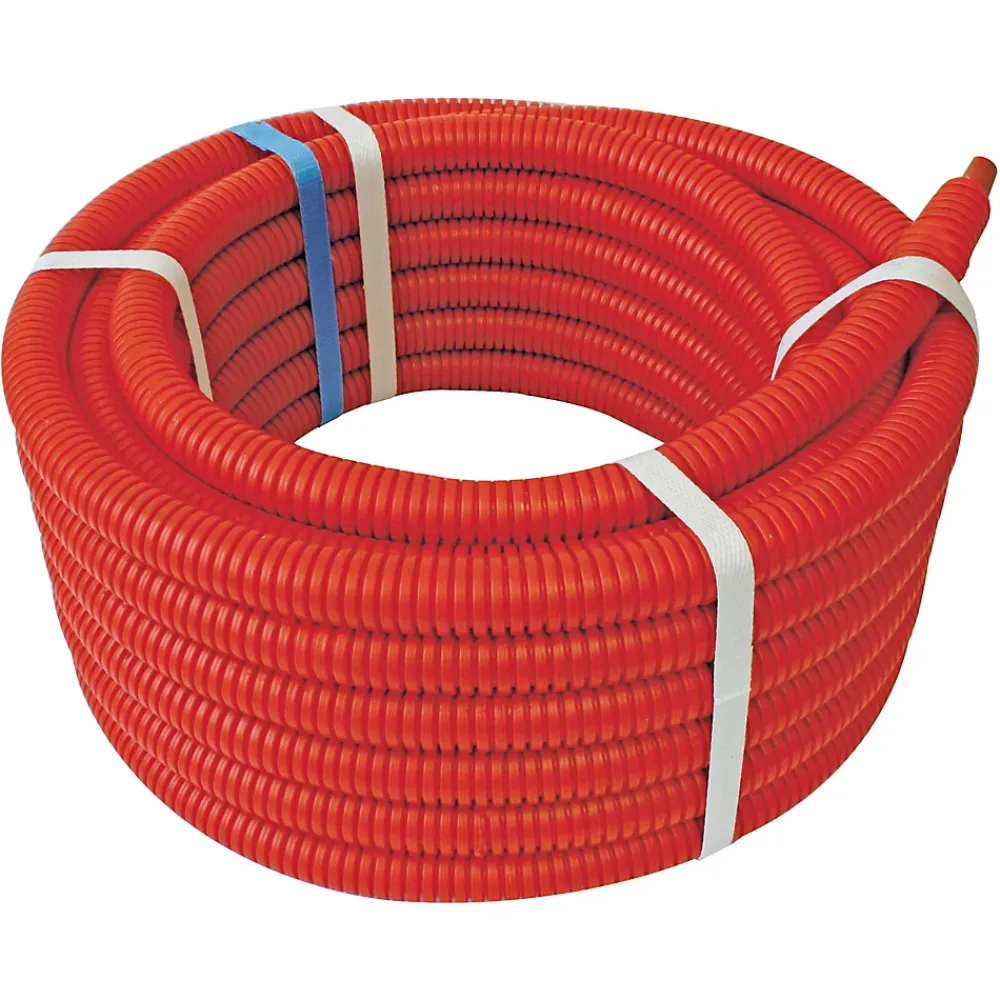Somatherm for you Tube Et Raccord Per-- Couronne de tube PER gainé rouge diam 12 - longueur 15m