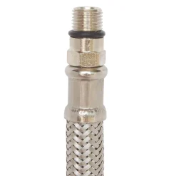 Somatherm for you Flexible Robinetterie-- Flexible sanitaire Prolongateur court M 10/100 Ecrou tournant 1/2 L:300mm DN8