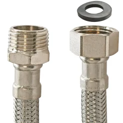 Somatherm for you - Flexible sanitaire - Raccord mâle 1/2 écrou tournant 1/2 - 300mm - DN10