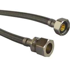 Somatherm for you - Flexible sanitaire - Raccord bicone tube cuivre diam 14 - Femelle 1/2 L: 500mm DN8