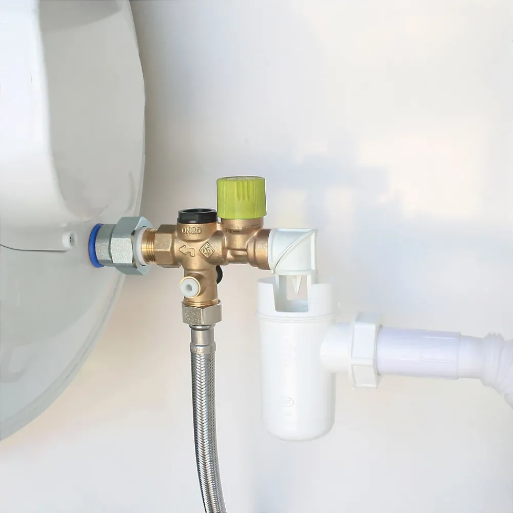 Somatherm for you - Groupe de Sécurité NF 3/4 à garde d'air coudée - Siège téflon pour eau calcaire -