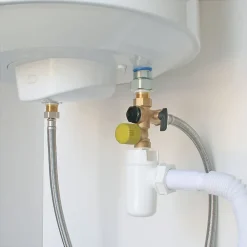 Somatherm for you Groupe De Sécurité Pour Chauffe-Eau-- Groupe de Sécurité NF 3/4 à garde d'air droite - Siège téflon pour eau calcaire -