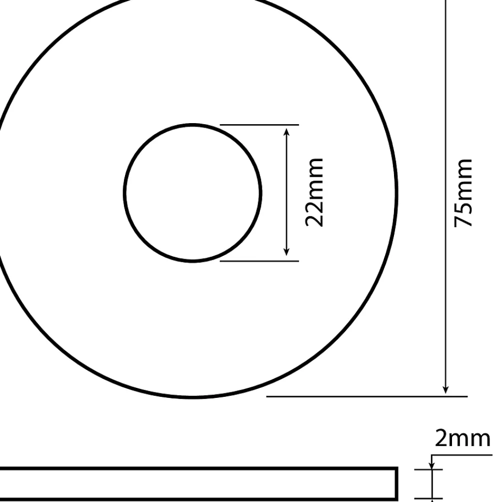 Somatherm for you - Joint de soupape pour mécansime de WC 75x22x2