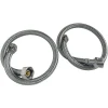 Somatherm for you - Lot de 2 flexibles sanitaires - Mâle 3/8 écrou tournant 3/8 - 300mm - DN8