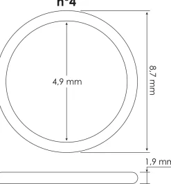 Somatherm for you Joint Pour Raccord-- Lot de 10 joints fibre extérieur de 26/150 (environ 20/27)