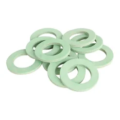 Somatherm for you Joint Pour Raccord-- Lot de 10 joints fibre vert 12/17
