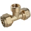 Somatherm for you - Raccord à compression - male au centre 15/21 - PER diam 12