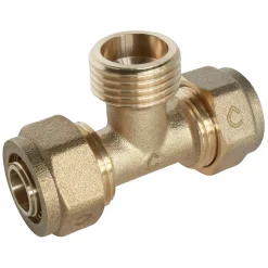 Somatherm for you - Raccord à compression - male au centre 15/21 - PER diam 12
