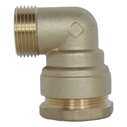 Somatherm for you Tube Et Raccord Pehd-- Raccord laiton coudé SUMO pour tube PE diam 50 mm - Mâle 1 1/2