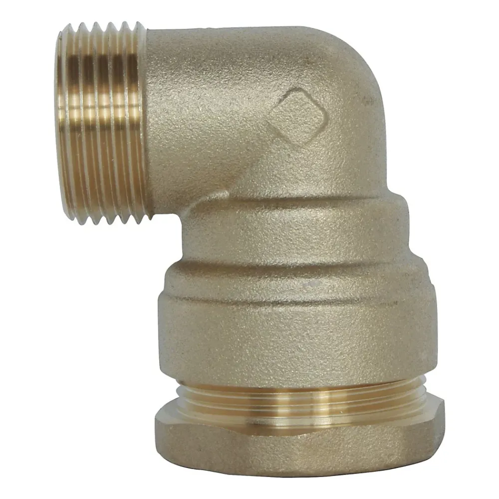 Somatherm for you Tube Et Raccord Pehd-- Raccord laiton coudé SUMO pour tube PE diam 50 mm - Mâle 1 1/2