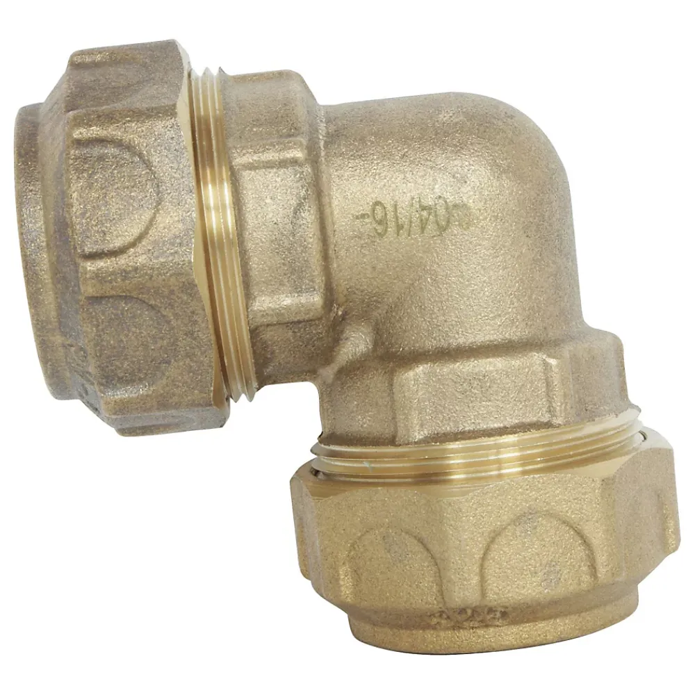 Somatherm for you Tube Et Raccord Pehd-- Raccord laiton coudé égal Serrage Extérieur pour tube PE diam 20 mm