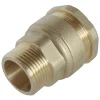 Somatherm for you Tube Et Raccord Pehd-- Raccord laiton droit SUMO pour tube PE diam 63 mm - Mâle 2