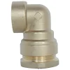 Somatherm for you Tube Et Raccord Pehd-- Raccord laiton coudé SUMO pour tube PE diam 50 mm - Femelle 1 1/2