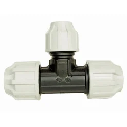 Somatherm for you Tube Et Raccord Pehd-- Raccord plastique Té réduit au centre pour tube PE diam 32-25-32 mm