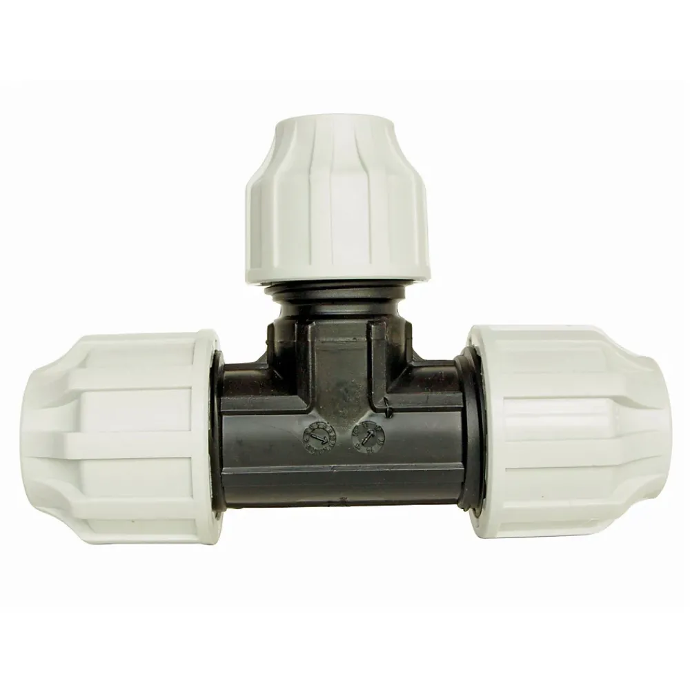 Somatherm for you Tube Et Raccord Pehd-- Raccord plastique Té réduit au centre pour tube PE diam 32-25-32 mm