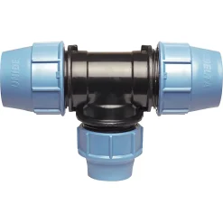 Somatherm for you Tube Et Raccord Pehd-- Raccord plastique Té réduit au centre pour tube PE diam 32-25-32 mm