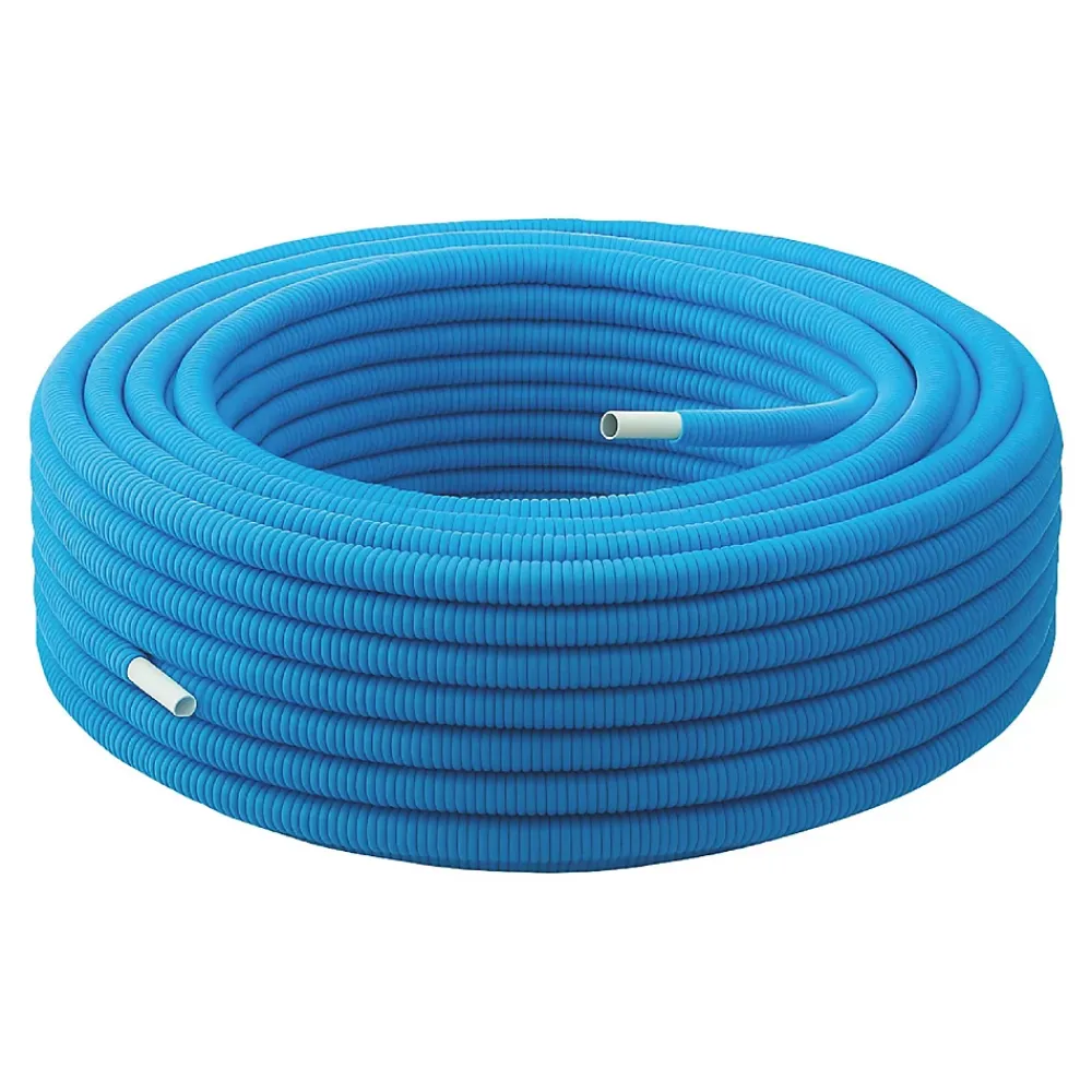 Somatherm for you Tube Et Raccord Multicouche-- Tube multicouche gainé bleu D20 en couronne de 100 mètres