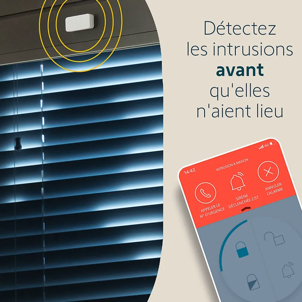 Somfy Alarme Sans Fil-1875254 – Home Alarm Advanced Max, Système d’alarme maison connecté haut de gamme avec détecteurs, sirènes et accessoires