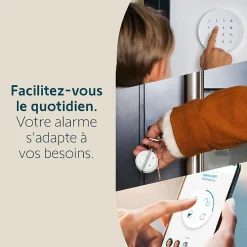 Somfy Alarme Sans Fil-1875254 – Home Alarm Advanced Max, Système d’alarme maison connecté haut de gamme avec détecteurs, sirènes et accessoires