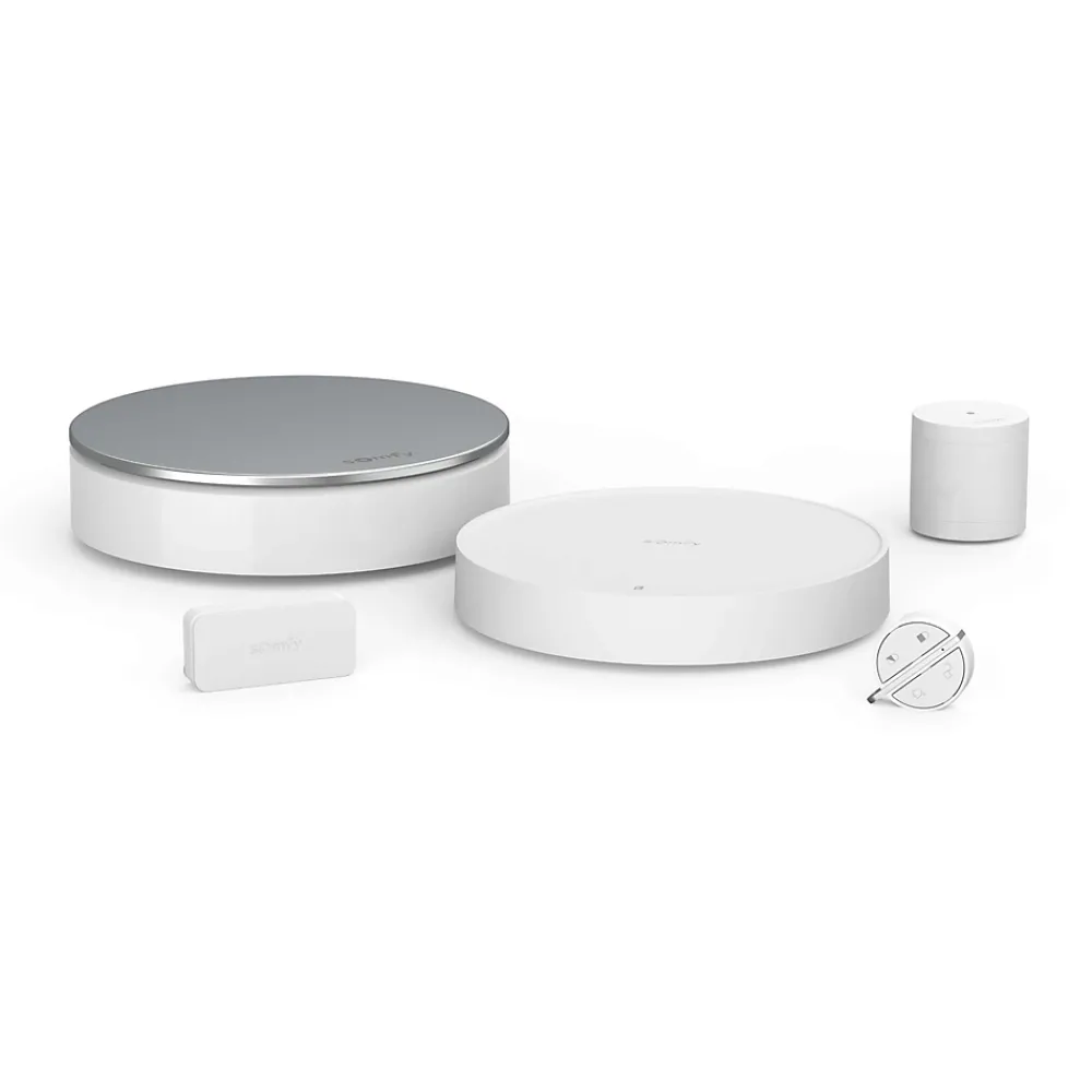 Somfy Alarme Sans Fil-1875279 - Home Alarm Essential Starter Pack, Alarme maison sans fil connecté WIFI, Compatible Amazon Alexa, Assistant Google et TaHoma® switch