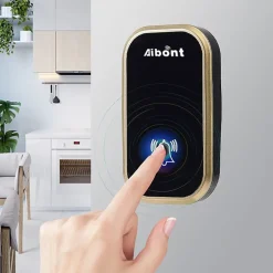 Deko Sonnette sans fil extérieure automatique étanche sans pile monobloc