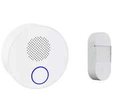 Optex Sonnette Et Carillon-SONNETTE SANS FIL PRISE SECTEUR PLUG + 2USB (USB-A et USB-C)