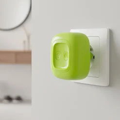 Thomson Sonnette sans fil prise 230 V 150m. portée 6 sonneries au choix alerte pile faible coloris vert - - 513123G
