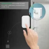 Deko Sonnette sans fil étanche IP68, auto-alimentée, portée de 100 m, blanche