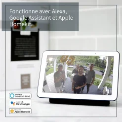 Arlo Sonnette vidéo sans fil connectée noire