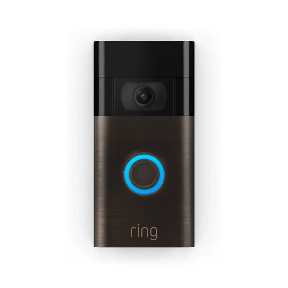 Ring Sonnette Et Carillon-Sonnette vidéo sans fil vidéo Doorbell bronze