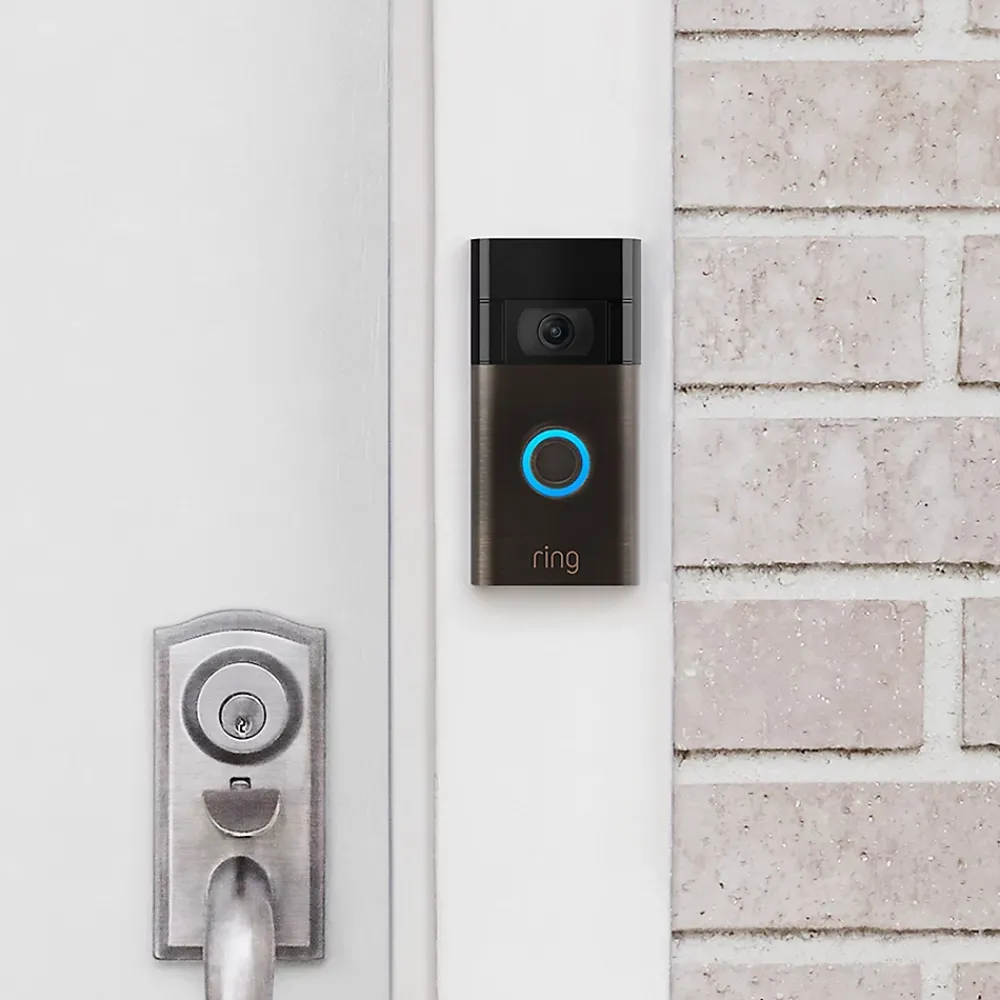Ring Sonnette Et Carillon-Sonnette vidéo sans fil vidéo Doorbell bronze