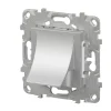 Schneider Electric Prise Encastrable-Sortie de câble diamètre 6 à 12 mm Unica Déco aluminium