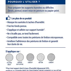 Ripolin Etanchéité Du Mur Intérieur-Sous-couche anti-humidité intérieur mat 0,75L