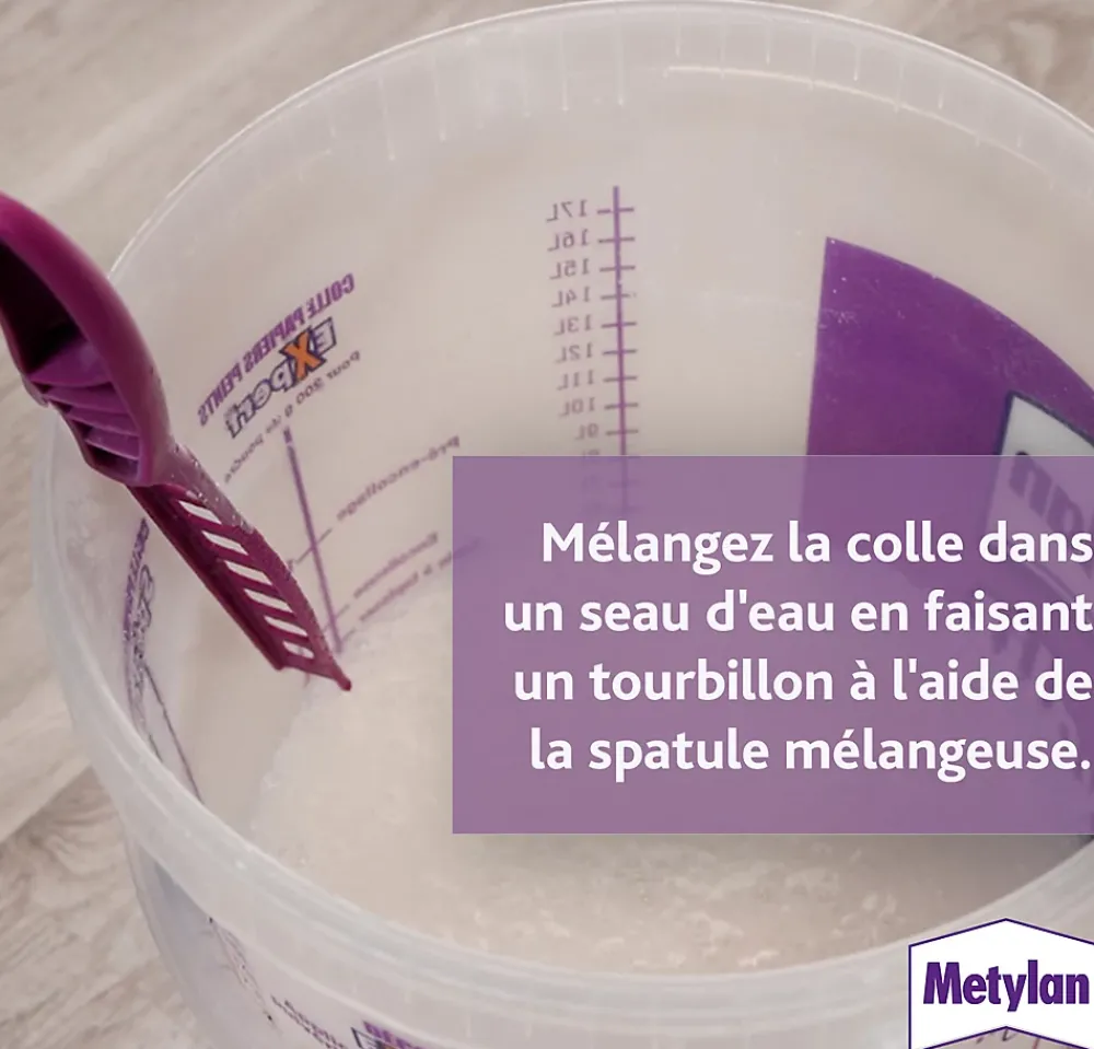 Metylan Spatule mélangeuse pour colles papiers peints L.7,5 x l.2,5 x H.38 cm