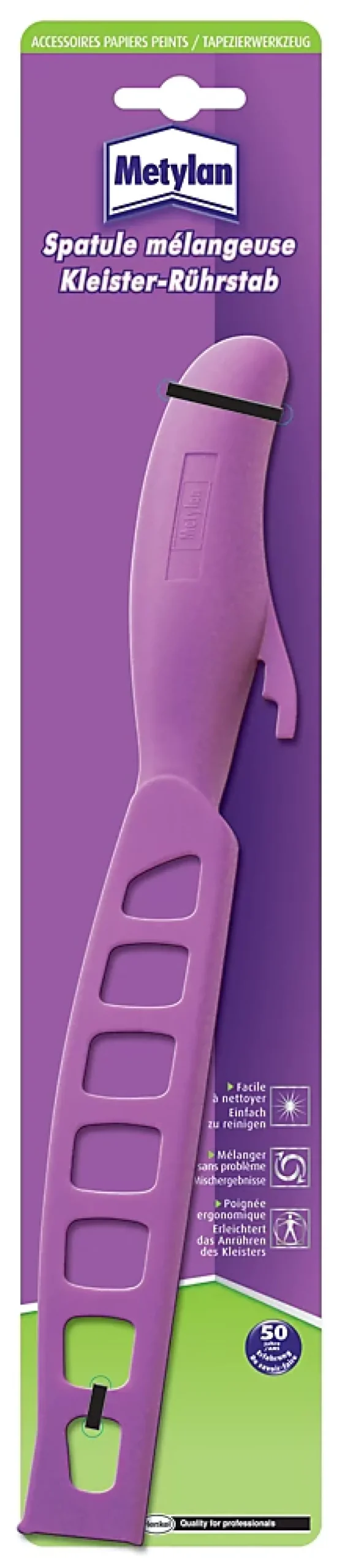 Metylan Spatule mélangeuse pour colles papiers peints L.7,5 x l.2,5 x H.38 cm