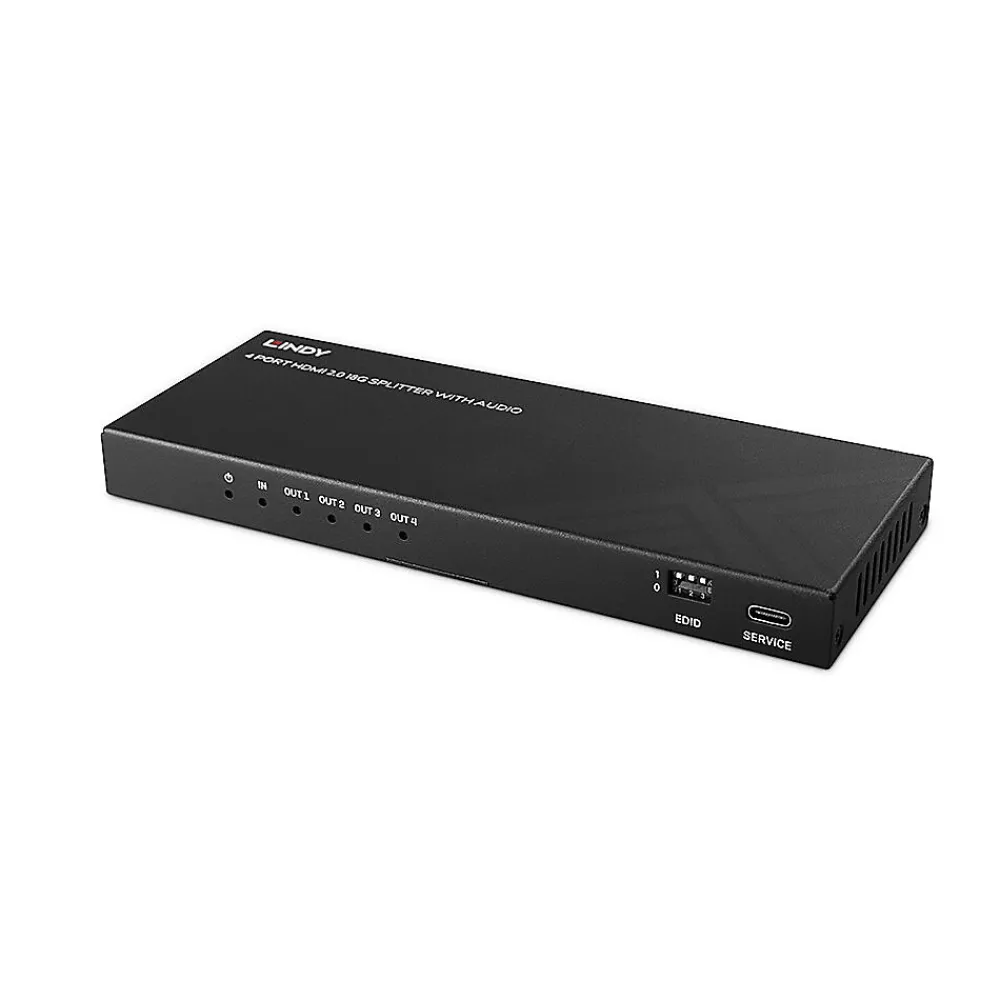 Lindy Amplificateur Tv-Splitter HDMI 2.1 8K 4 sorties + audio