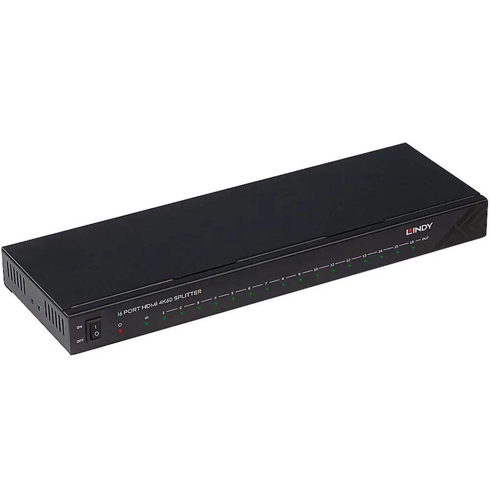 Lindy Amplificateur Tv-Splitter HDMI 2.0 4K60 16 sorties