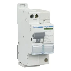 Hager Parafoudre-Spn715d - Parafoudre Bipolaire De Type 2 Autoprotégé - 15 Ka - Report De Signalisation