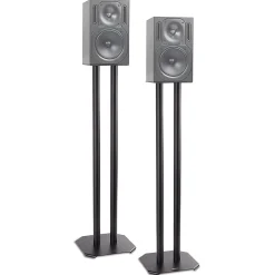 Duronic SPS1022-60 Pieds enceintes 60 cm lestables avec du sable Cônes anti vibrations Set de 2 pour hifi stéréo home cinema